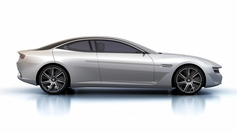silver concept car
