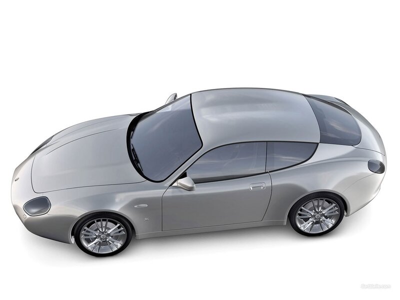 Silver Concept Car — 3d Render, Windows