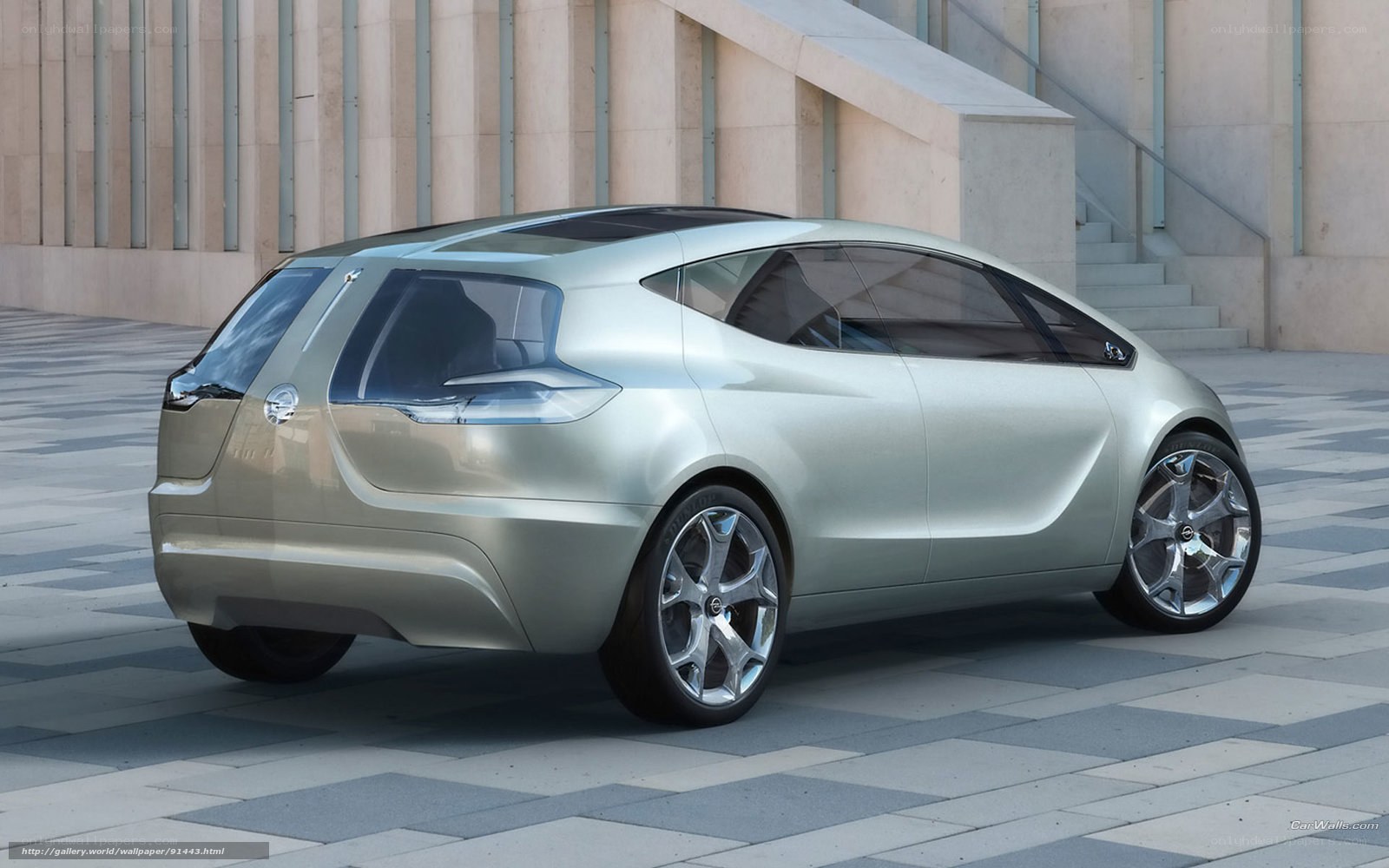 silver concept car