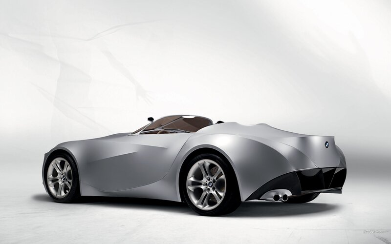 silver concept car