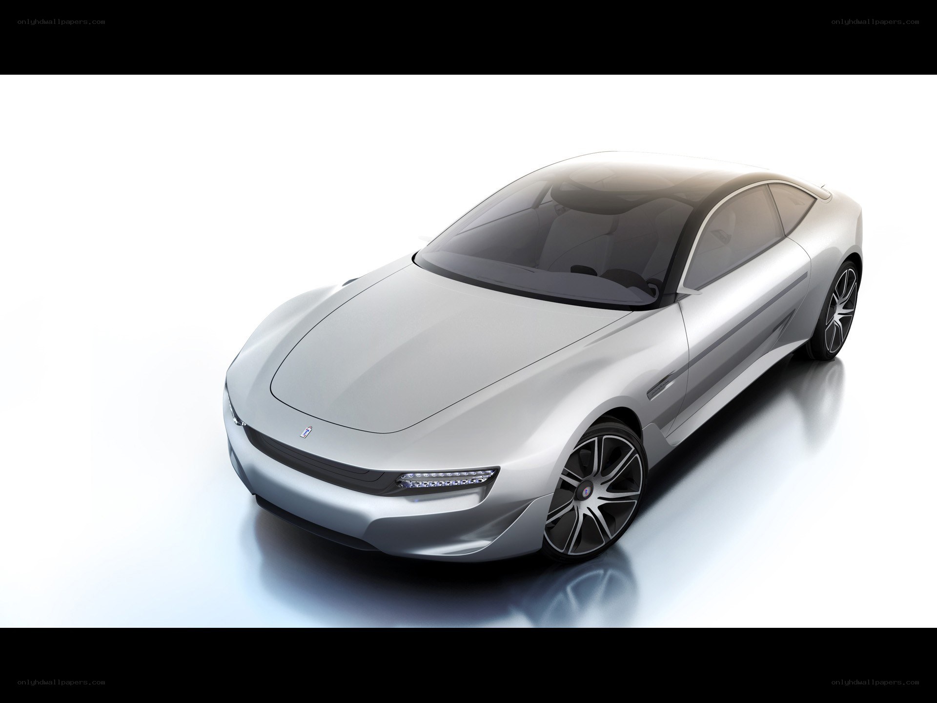 silver concept car