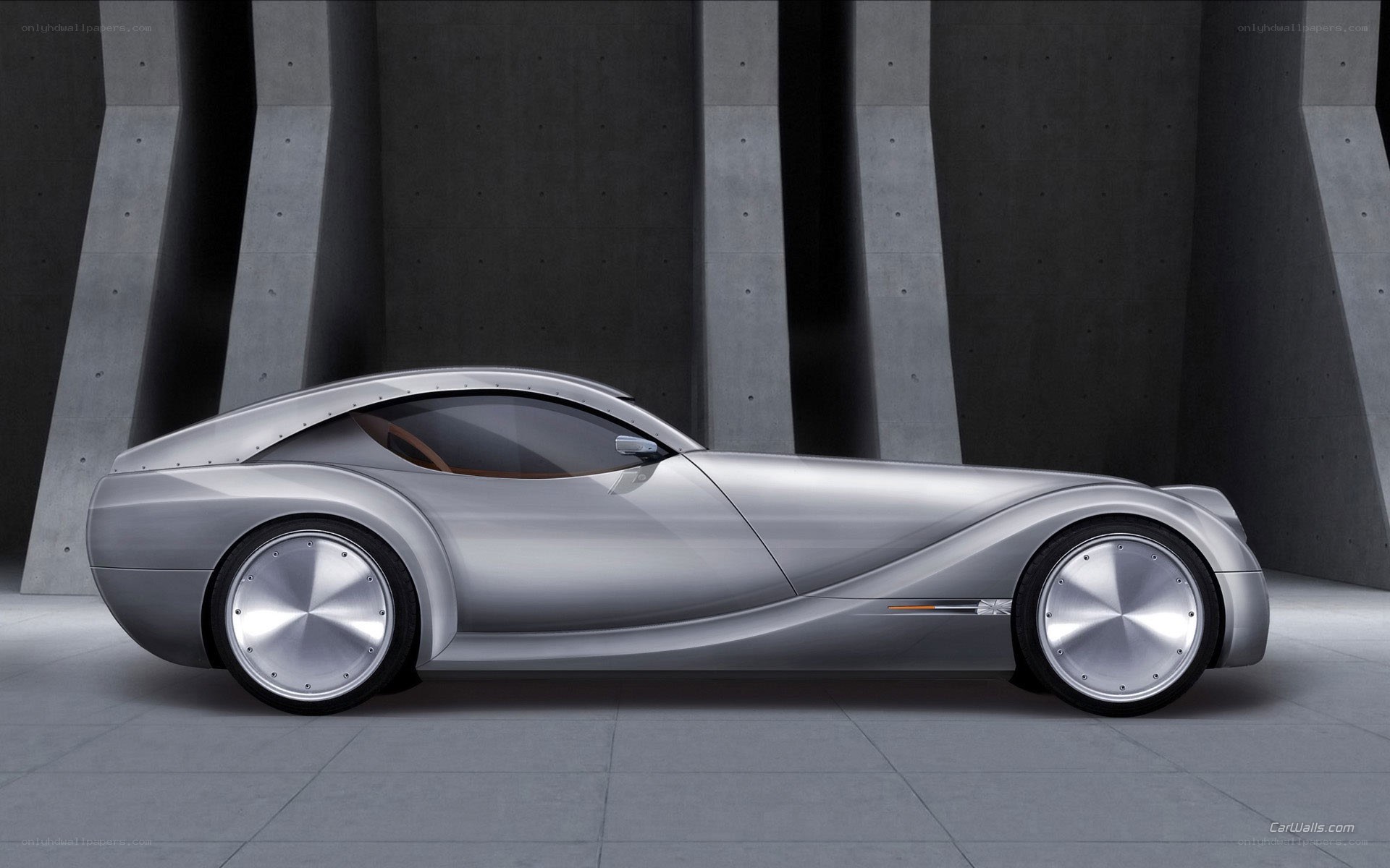 silver concept car