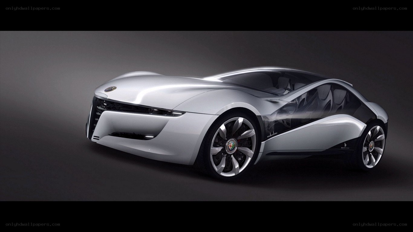silver concept car