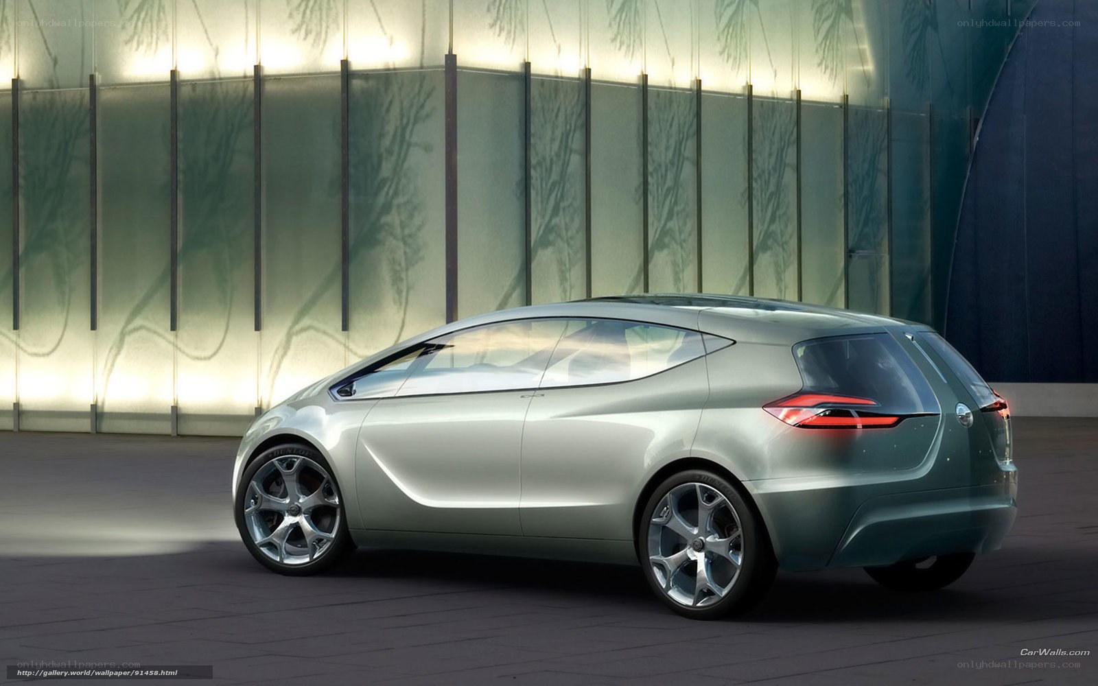 silver concept car
