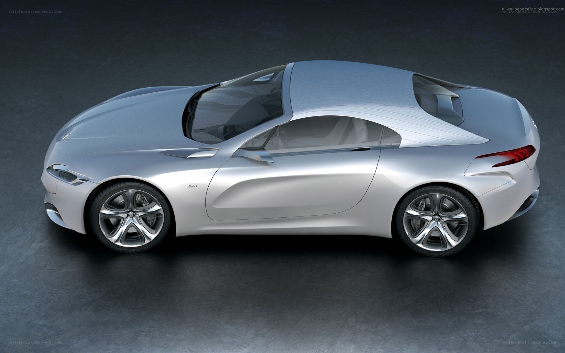 silver concept car