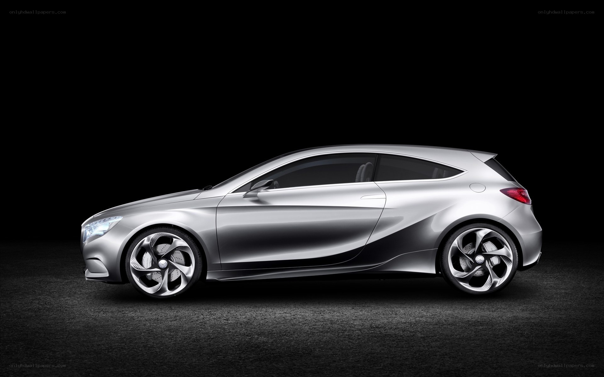 silver concept car