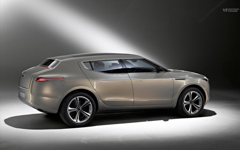 silver concept car