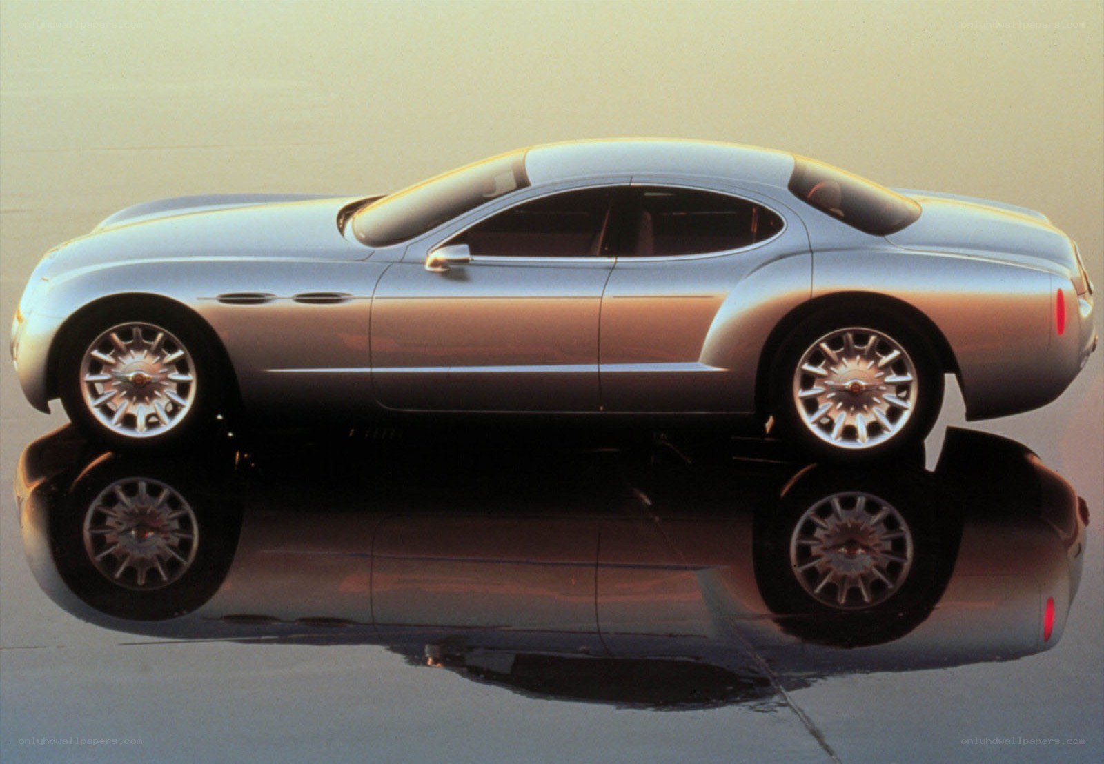 silver concept car