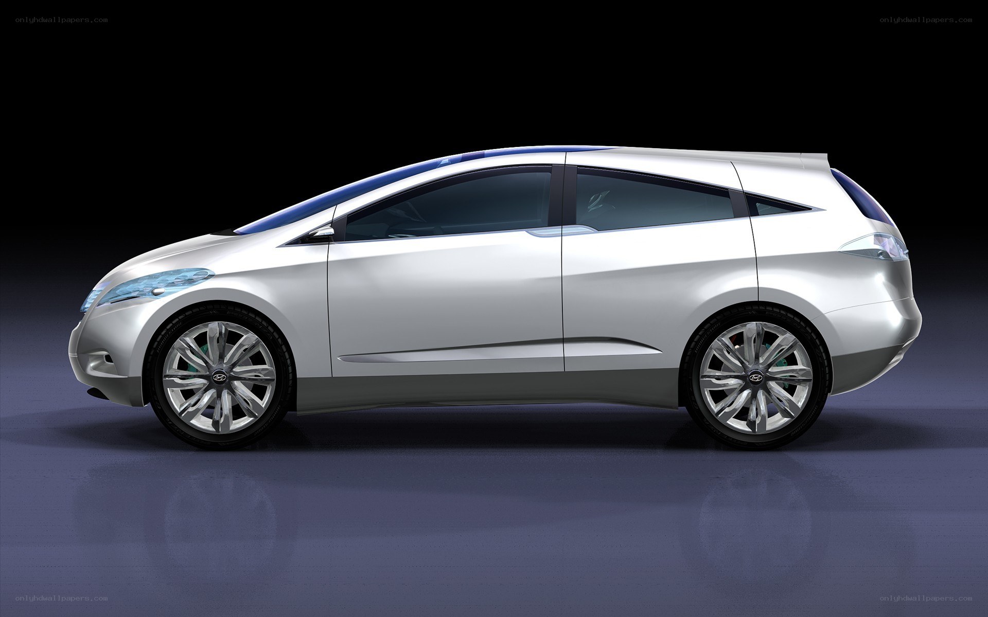 silver concept car
