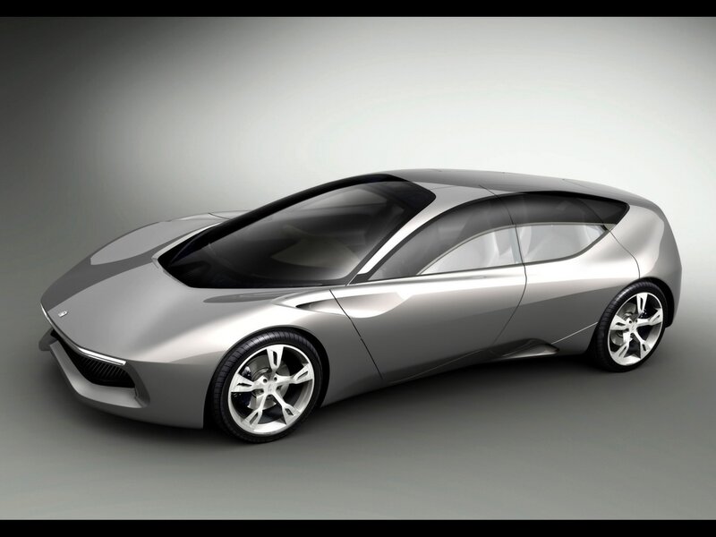 silver concept car