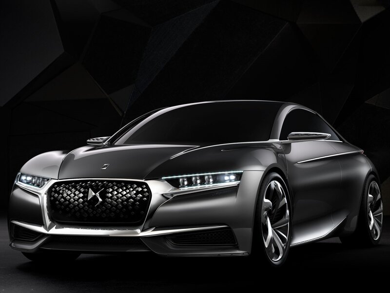 Silver Concept Car — Black, Dramatic, Photograph
