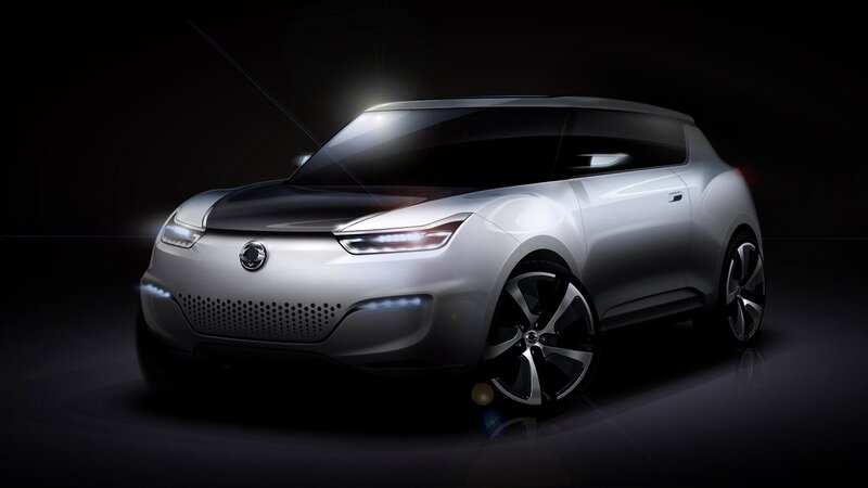 Silver concept car design