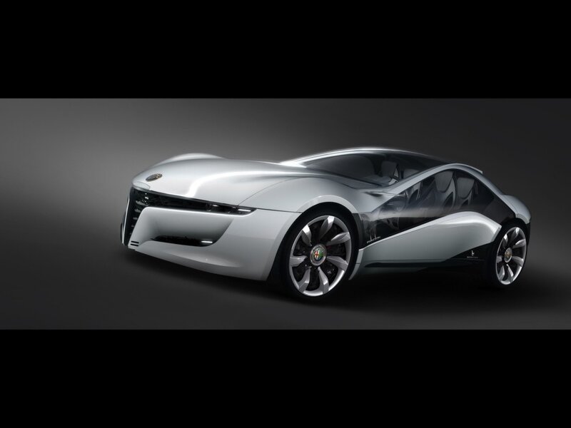 Silver concept car design