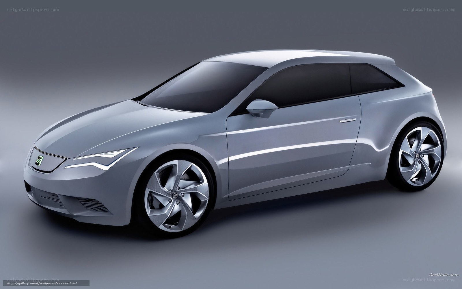 Silver concept car design