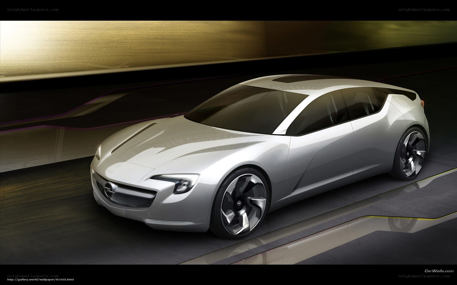 silver concept car design