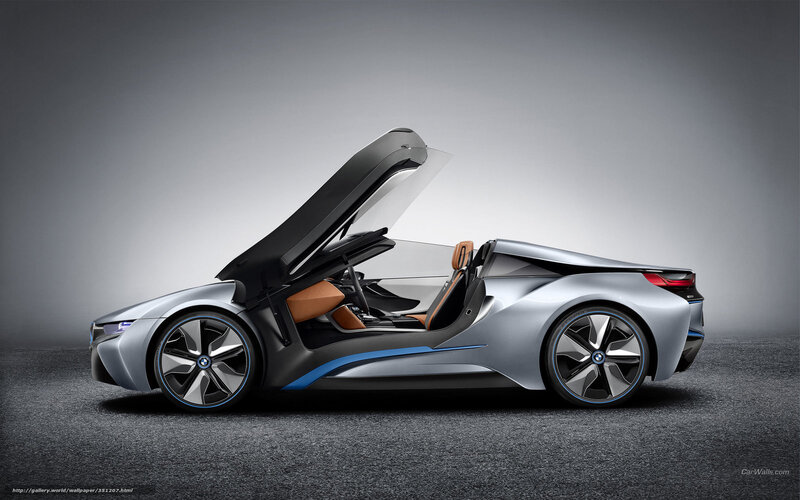 Silver Concept Car — Dramatic, 3d Render, Car Door, Interior