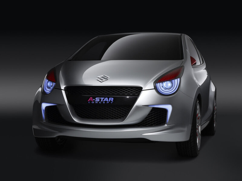Silver Concept Car — Dramatic, 3d Render, Headlights, Grille, Black, Blue