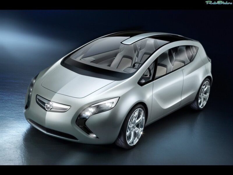 Silver Concept Car — Dramatic, 3d Render, Headlights