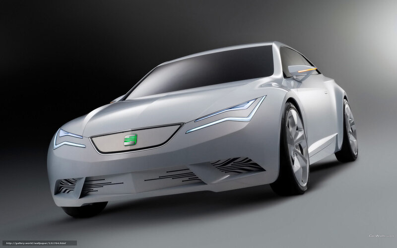 Silver Concept Car — Dramatic, 3d Render, Headlights, Wheels, Grille