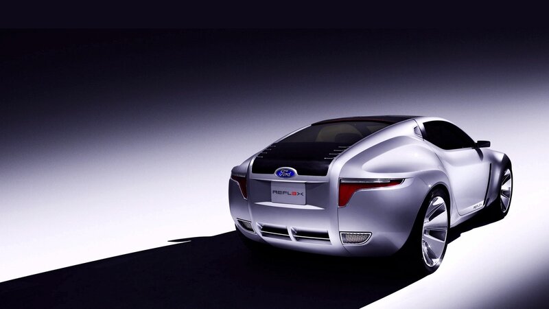 Silver Concept Car — Dramatic, 3d Render, Logo, Text, Black