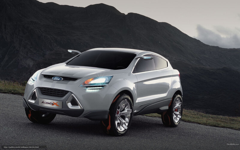 Silver Concept Car — Dramatic, 3d Render, Mountain