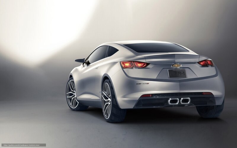 Silver Concept Car — Dramatic, 3d Render, Taillights, Exhaust Pipes