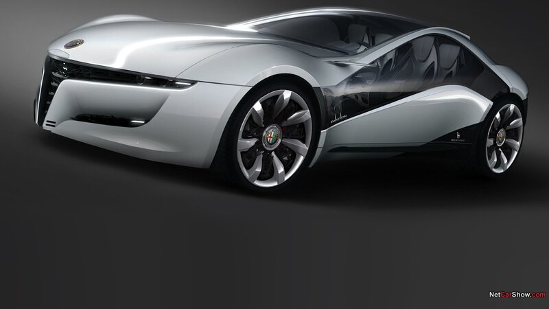 Silver Concept Car — Dramatic, 3d Render, Wheel, Logo, Black