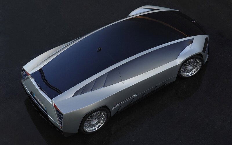 Silver Concept Car — Dramatic, 3d Render, Wheels, Dark Surface