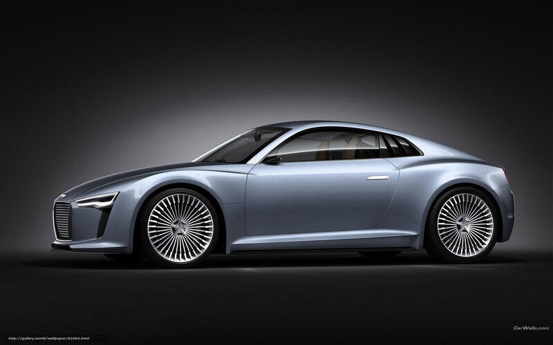 Silver Concept Car — Dramatic, 3d Render, Wheels, Studio Lighting
