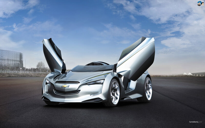 Silver Concept Car — Dramatic, Afternoon, Digital Art