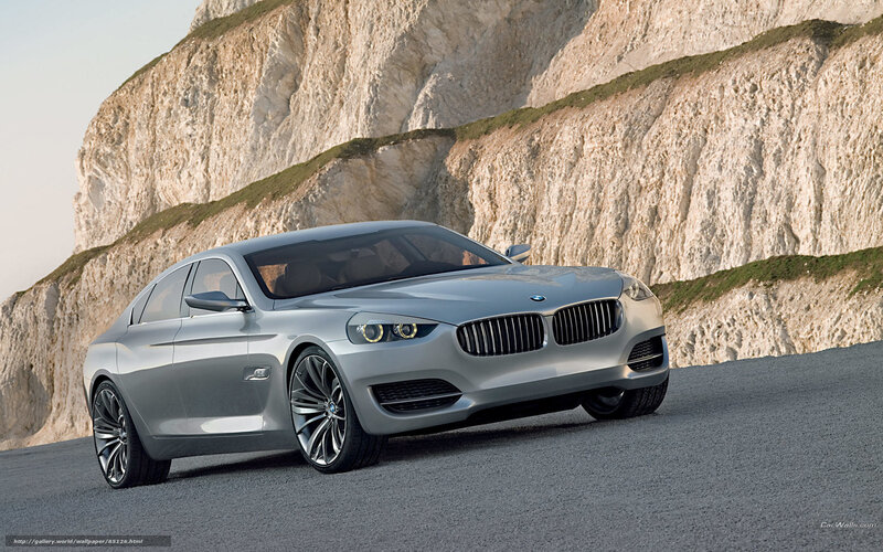 Silver Concept Car — Dramatic, Afternoon, Photograph, Cliff, Road
