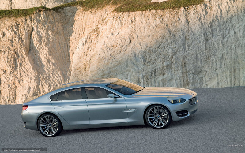 Silver Concept Car — Dramatic, Afternoon, Photograph, Cliff