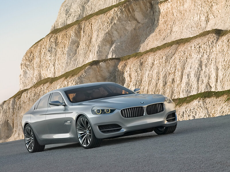 Silver Concept Car — Dramatic, Afternoon, Photograph, Cliffs