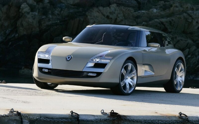 Silver Concept Car — Dramatic, Afternoon, Photograph, Rocky Cliff