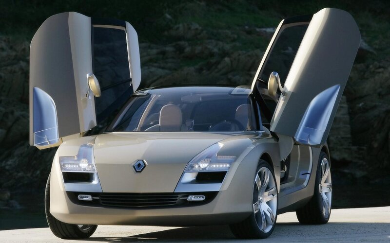 Silver Concept Car — Dramatic, Afternoon, Photograph