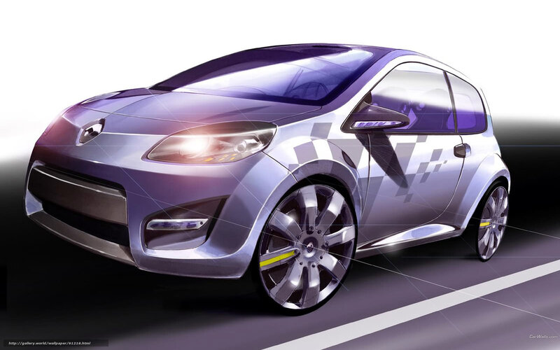 Silver Concept Car — Dramatic, Digital Art, Headlight