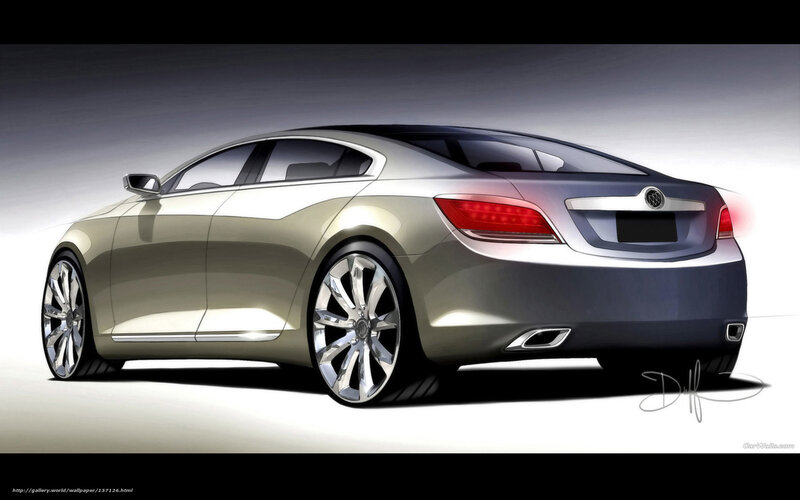 Silver Concept Car — Dramatic, Digital Art, Taillights