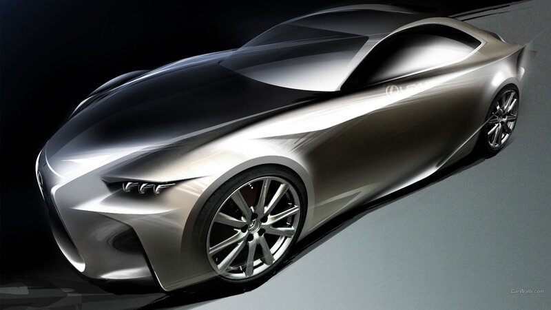 Silver Concept Car — Dramatic, Digital Art, Wheel, Headlight