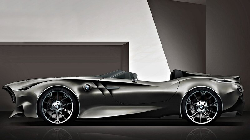 Silver Concept Car — Dramatic, Digital Art, Wheels, Interior