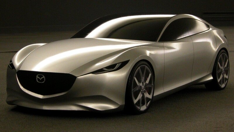Silver Concept Car — Dramatic, Grille