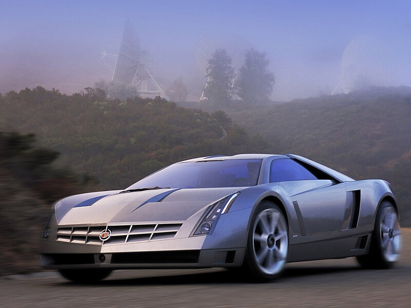 Silver Concept Car — Dramatic, Morning, Photograph