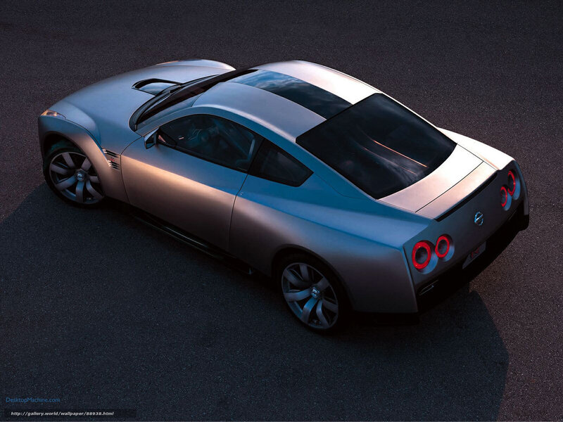 Silver Concept Car — Dramatic, Night, 3d Render, Asphalt