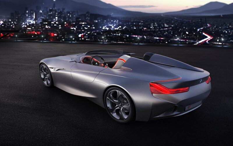 Silver Concept Car — Dramatic, Night, 3d Render, Cityscape