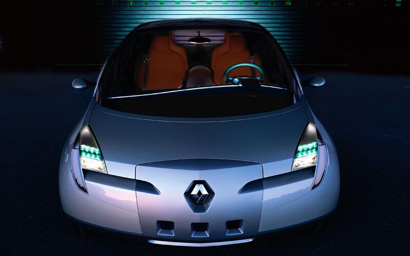 Silver Concept Car — Dramatic, Night, Photograph, Car Interior