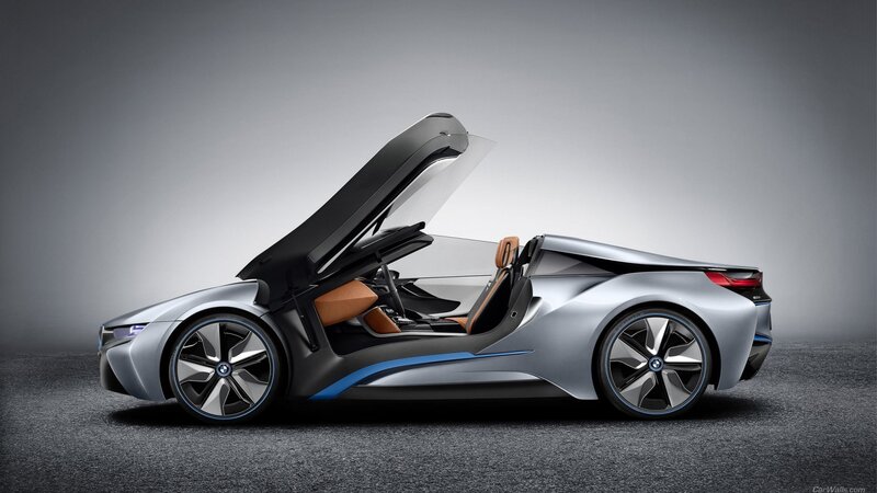 Silver Concept Car — Dramatic, Photograph, Car Door, Interior