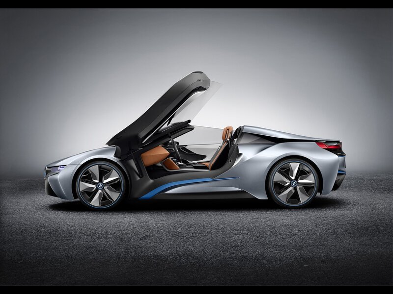 Silver Concept Car — Dramatic, Photograph, Car Door, Interior, Wheels, Black