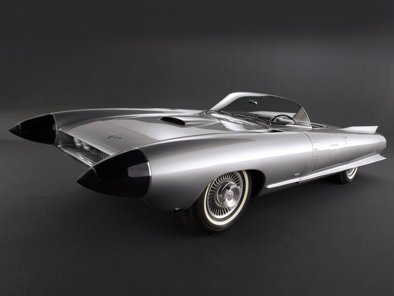 Silver Concept Car — Dramatic, Photograph, Convertible