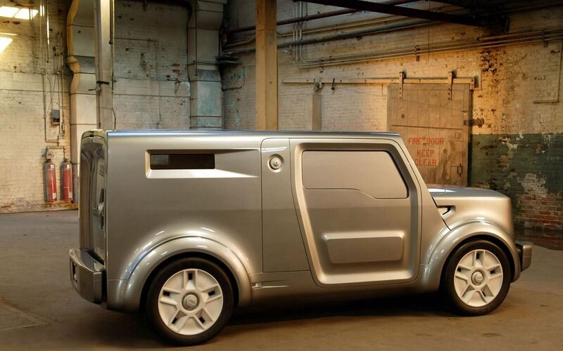 Silver Concept Car — Dramatic, Photograph, Fire Extinguishers