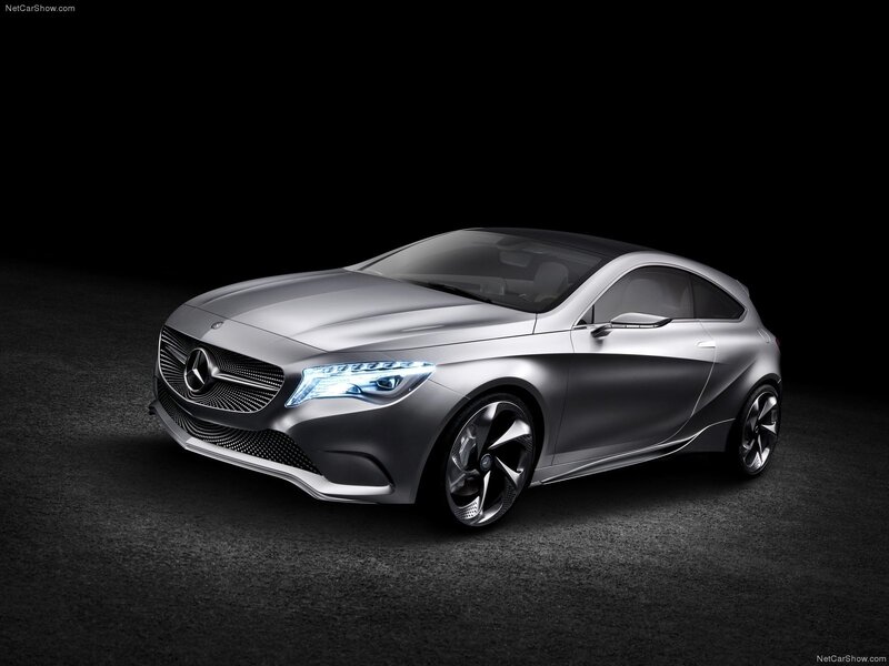 Silver Concept Car — Dramatic, Photograph, Headlights