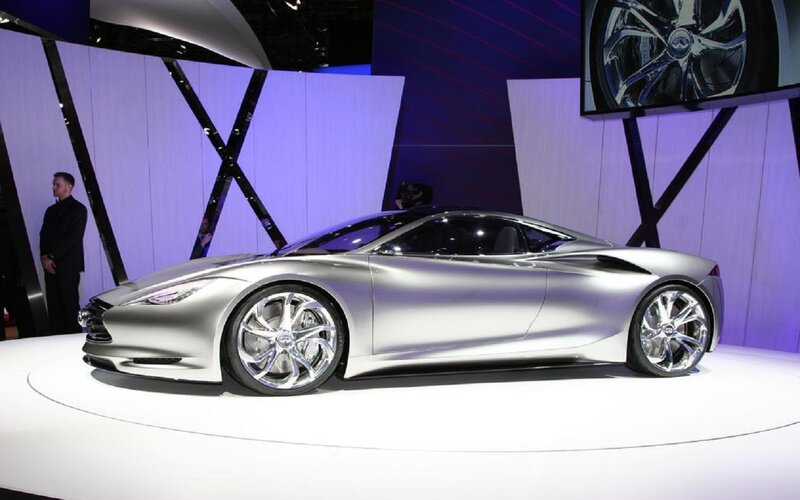 Silver Concept Car — Dramatic, Photograph, Man in Suit, Screen